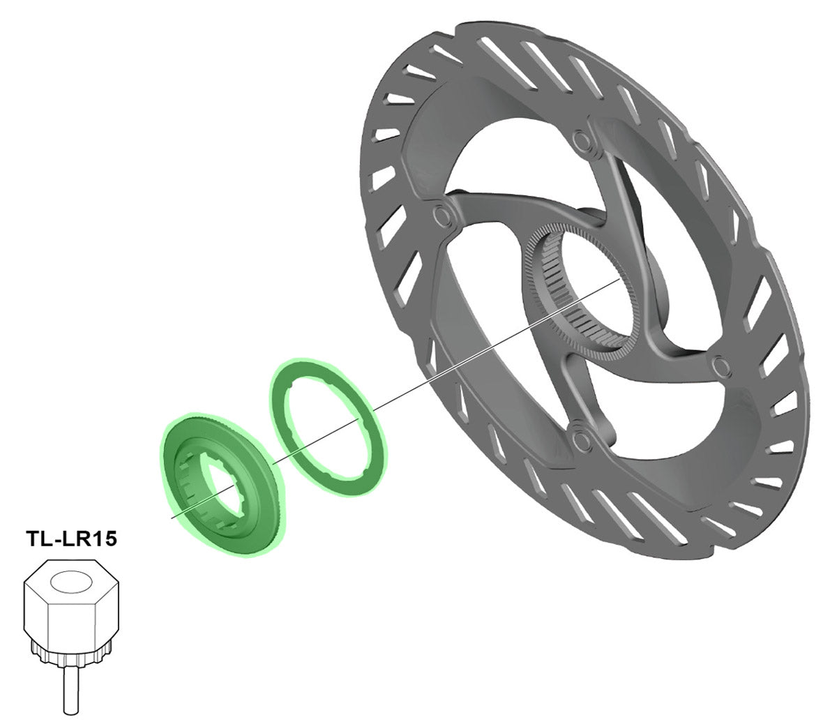 Shimano Disco Fixing Ring pour SM-RT81 / SM-RT67