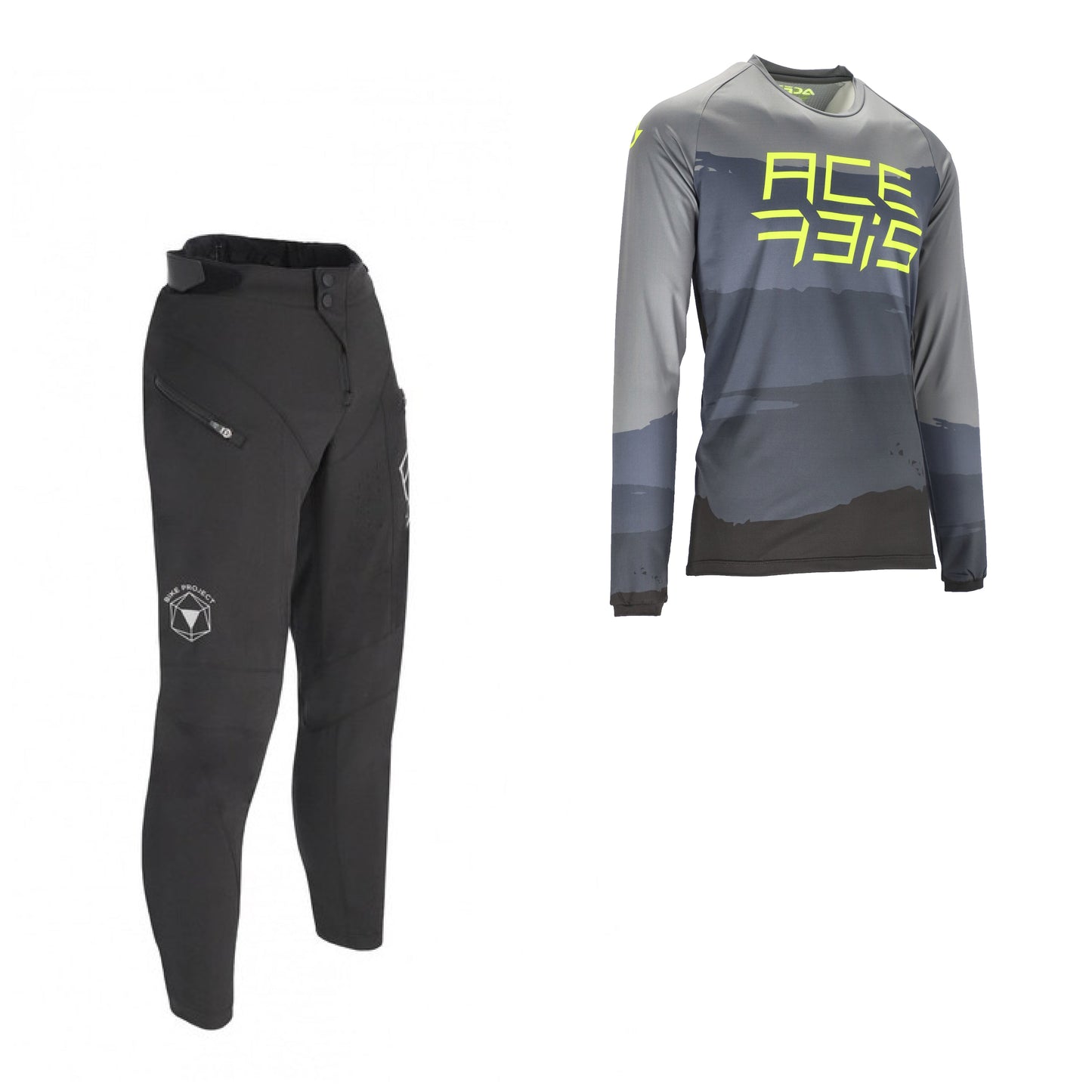 Oferta combinada - Acerbis Legacy MTB + pantalones + Acerbis MTB Camisa de velocidad flexible