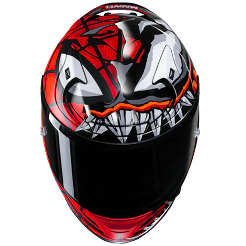 HJC RPHA 12 Maximized Venom Marvel Mc1SF helmet