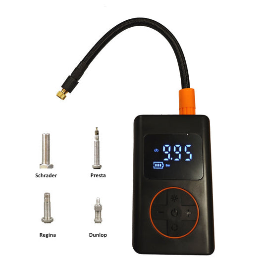 Barbieri Mini Compresseur Universel Pour Toutes Les Vannes 10 Bar Avec Affichage Numérique