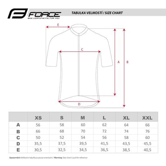 Corta Corta Force T10, Nero-Bianco cycling shirt