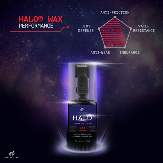Línea de meta de cera de halo 120 ml de lubricante de cadena de cerámica
