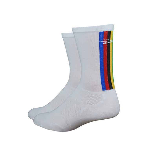 Calzini Defeet Levitor Lite, White-World Champ