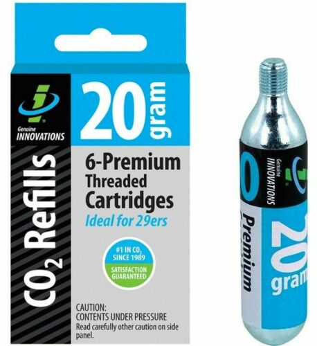 KIT 6 CARTURIDOS DE INOVAÇÃO DE CO2 DE 20GR