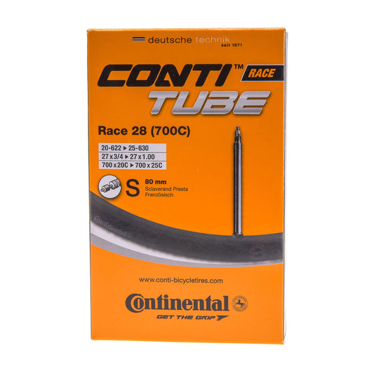 Manner -lentokamera Conti Tube Race 700 × 20/25 Presta 60mm venttiili