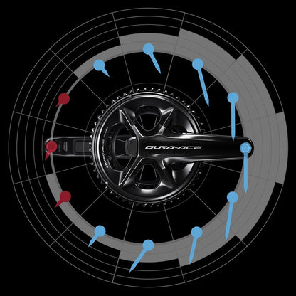 Shimano pulzovanie dura Ace FC-R9200-P-Power Meter 2x12V