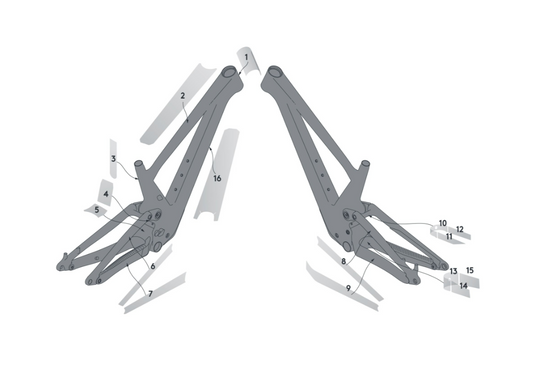 Kit Protezione Telaio Syncros Per Genius Carbon