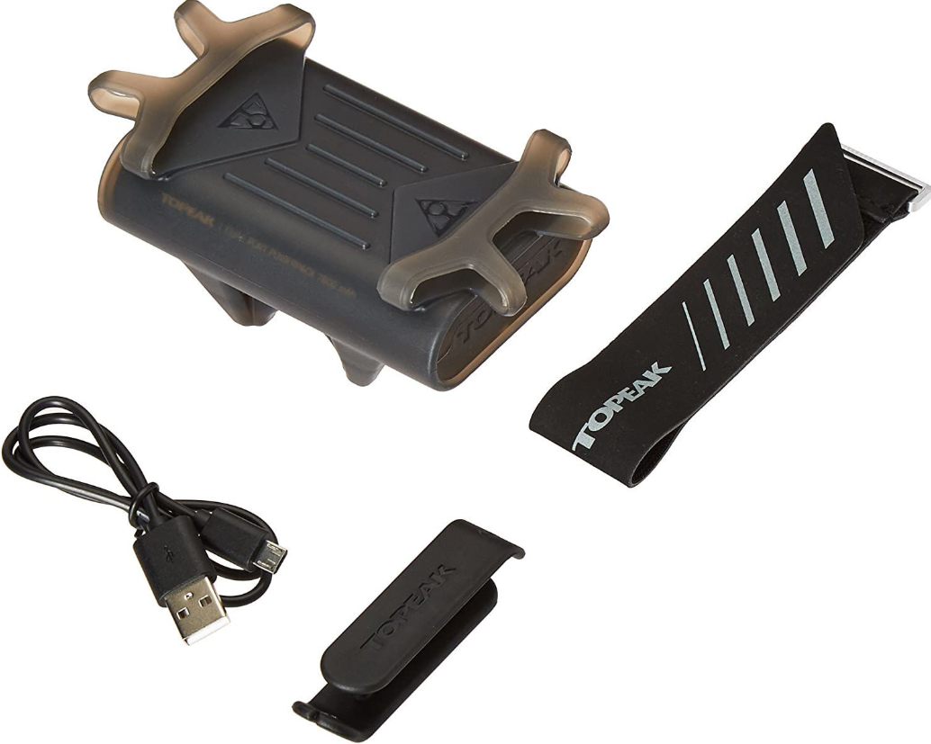 Prise en charge du smartphone avec PowerPack 7800 MAh TOPEAK