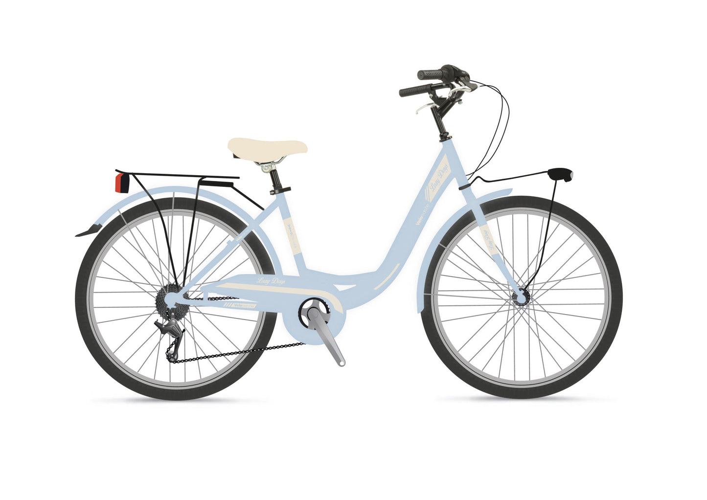 Vélomarche M/ Tube 26 jours paresseux 6V