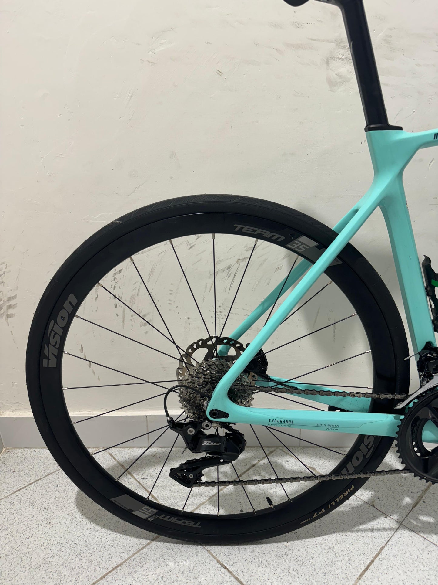 Bianchi Infinito -skivstorlek 55 - Används