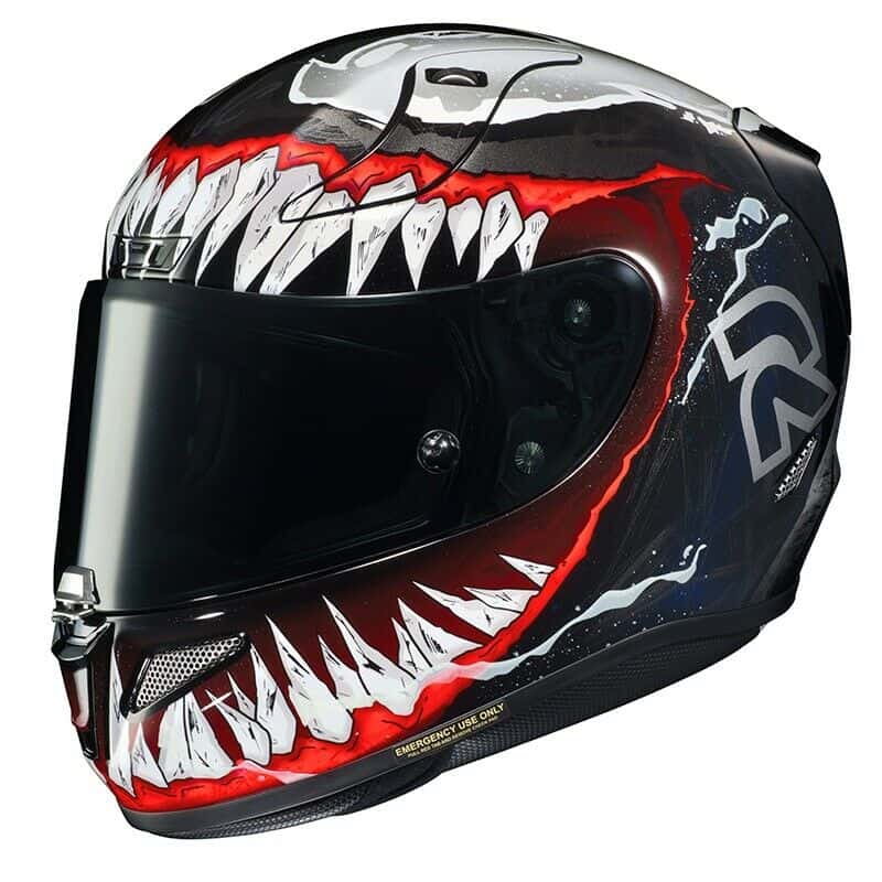 HJC RPHA 11 VENOM 2 MARVEL MC1 helmet