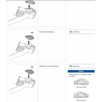 SHIMANO ST-R9120 Lewa przepona