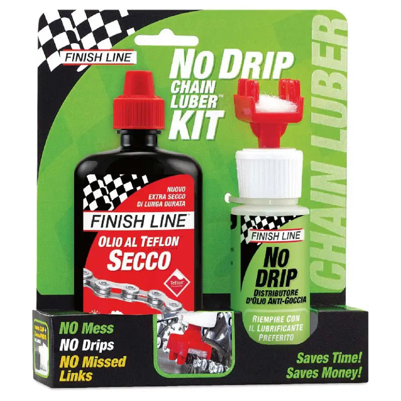 Kit  No Drip Finish Line Lubrificante Secco 120 ml