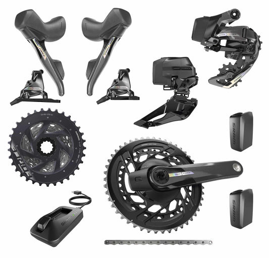 SRAM Force Axs D2 D2 DISC HRD 2x12V Grupa z miernikiem mocy