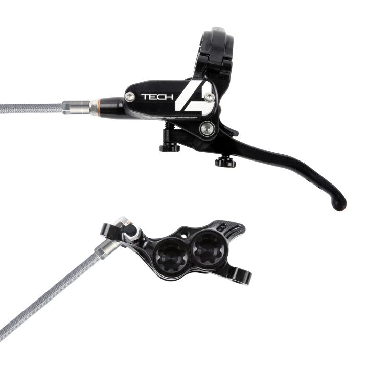 Hope Tech 4 E4 Disk Brake - Wasintone Steel - Right Lever