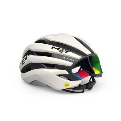 Casco Met Trenta 3K Carbon Mips UCI World Cup Rainbow Limited Edition