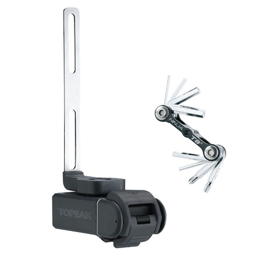 Mehrzweckwerkzeug mit Topak Ninja T -Straßenhalterunterstützung