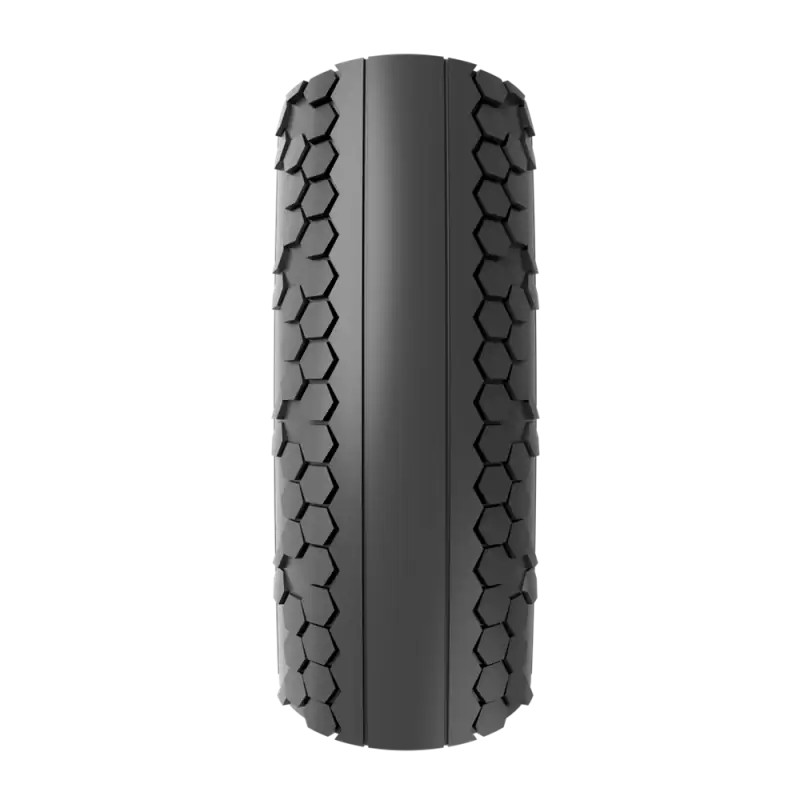 Folding tire with a zero ground winning ground gravel 2c