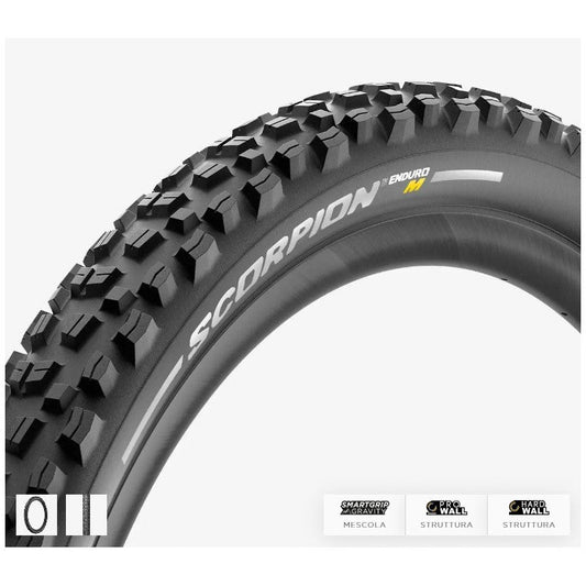 Opony Pirelli Scorpion Enduro M Czarna twarda ściana