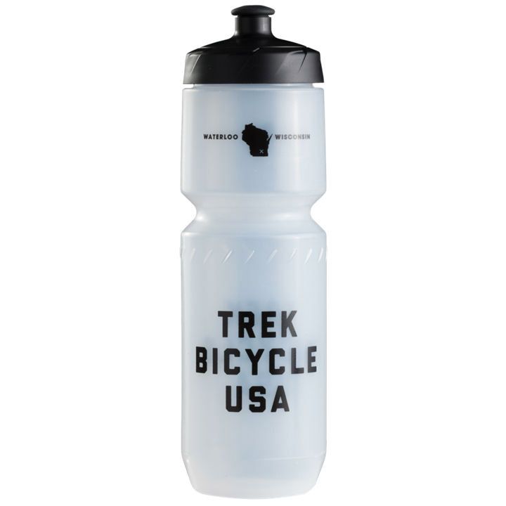 Trek water bottle used transparent Silo screw cork x1 710ml