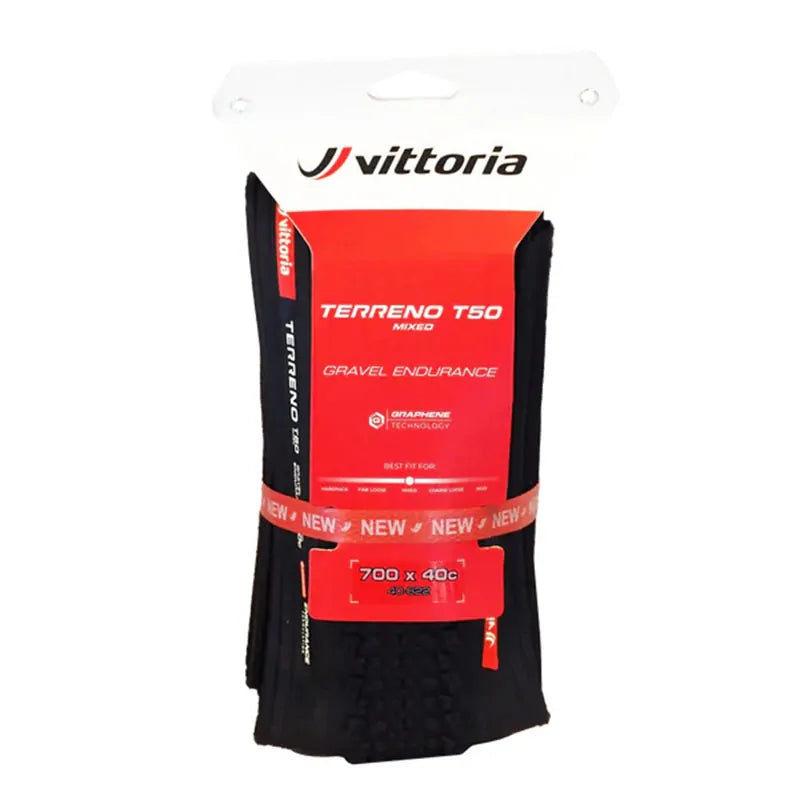 Coportone Vittoria Land T50 Mixte Gravel Endurance-Tubeless-Read