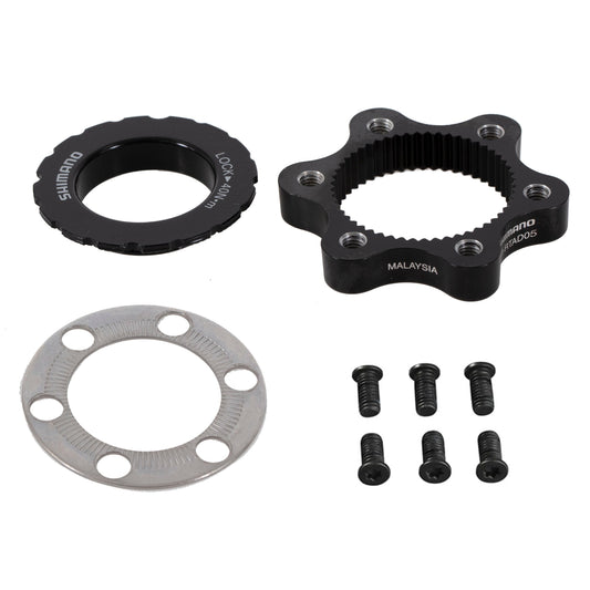 Shimano disc brake adapter from Center Lock to 6 holes