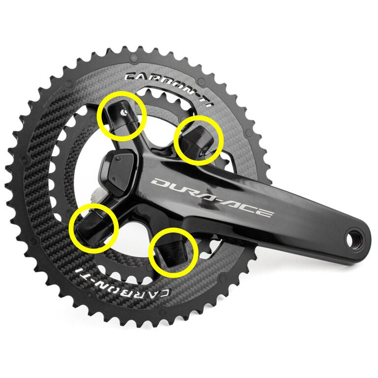 Kit Viti e Copriviti Carbon Ti X-Cover Shimano Dura Ace 9200